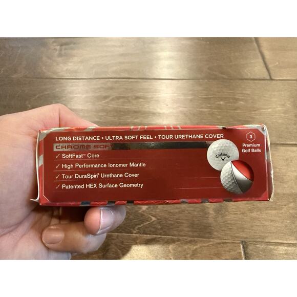 Callaway Golf Chrome Soft Soft fast Core Tour Urethane Cover Pack Of 3 NEW - Picture 5 of 7